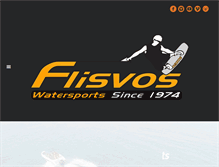 Tablet Screenshot of flisvoswatersports.gr